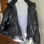 All In Motion  Shiny Black Puffer cropped  Jacket size M Photo 2