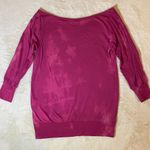 Zumba Magenta Tie Dye Top Small EUC Oversized CUSTOM Photo 8
