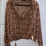 American Eagle  Flowered Blouse Photo 0
