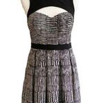 Guess  Mini Dress Black White Cutout High Neck Sleeveless Mini Dress Size 6 Photo 0