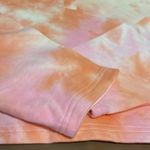 BP women’s tie dye organ GW pink yellow crop top shirt long sleeve NWT Sz XL Photo 3