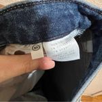 GRLFRND  reed button fly distressed high rise slim leg jeans in sandblast 27 Photo 7