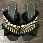 ZARA  sandal flats tribal black Photo 0