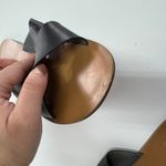 J.Crew Sandals Womens 9 Black Criss Cross Slip On Beach Coastal Photo 6