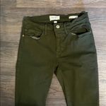 frame denim Frame Le High Skinny De Jeanne Green Soft Jean Pants Size 27 Photo 1