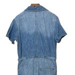 Pistola Grover Field Suit Jumpsuit Women’s Large Disoriented Denim Button Front Photo 6