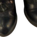 Hades NEPHELE Steampunk Goth Black Ankle Boots Lace Flame Buckle Tweed Fur 9.5 Photo 5