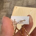 Kendra Scott Rose Gold Dangly Scalloped Earrings with Points Photo 1