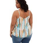 Torrid  Tank Top Women‎ 1X Paint Stripe Sophie Swing Cami Lightweight Flowy Photo 1