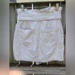 Free People Women’s Size 6  Cotton/Linen Paper Bag Waste Skirt Photo 2