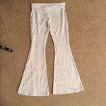 Edikted Light Grey Foldover Flared Leggings Photo 6