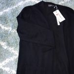 Merokeety NWT🏷🖤✨ black luxe long open cardigan with pockets Photo 1