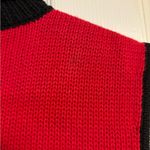 Bechamel Red Vintage Christmas Snowman Vest Size L Photo 3