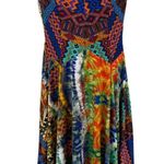 Rabbit‎ Rabbit Rabbit Midi Dress Womens 6 Multicolor Aztec Southwest Sleeveless Photo 0
