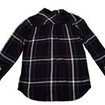 Rails  Hunter Plaid Flannel Button-Down Shirt Midnight Forest Green Blue Sz M Photo 1