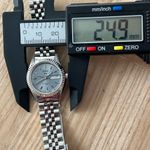 Paul Maret Ladies Watch Light Blue Dial Stainless Bracelet Day Date Windows Silver Photo 12