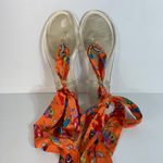 Inc international CONCEPTS Women's Orange-Clear Seahorse Malana Scarf Flat Sanda Photo 1