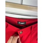 Flamingo  Red Skinny Trouser Pants Size Large Photo 5