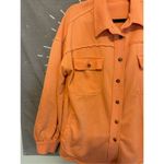 POL  French Terry Oversized Coral Shacket Photo 2