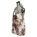 Rip Curl  Floral Print Halter Romper with Tassel Tie Women’s Size S Photo 4