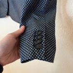 J.Crew navy blue polka dot schoolboy blazer in cotton 6 Photo 3