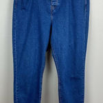 Levi's  Wedgie‎ Skinny Jeans 20W Dark Wash Denim Ankle Button Fly Fray Distressed Photo 0