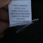 Dress Barn Black Embroidered Long Sleeve Blouse Size M Photo 9