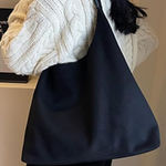 New Faux Suede Slouchy Hobo Bag & Pouch Multiple: Colors: burgundy, tan, brown, black Faux Suede Bag Faux Leather Pouch Photo 0