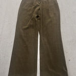 Coldwater Creek Green Moleskin Dress Pants Sz 10 Soft Knit Microfiber Tab Waist Photo 0