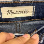 Madewell  “stovepipe” dark wash non distressed high rise jeans size 23 #717 Photo 7
