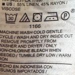 Old Navy sz XXL Womens Linen Red Floral Print Stretchy Pull On Maxi Dress Beach Photo 8