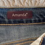 Gloria Vanderbilt ‎ Womens Amanda Jeans Denim Stretch Medium Wash Size 16 Short Photo 6