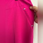 Soho Women’s Plus-Size Classic Straight-Leg Mid-Rise Hot Pink Pants 2X Photo 3