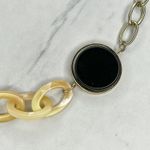 Chico's Gold Tone Chunky Plastic Chain Link Statement Long Necklace β¨ Photo 1