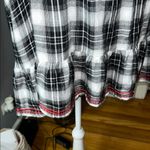 Fever Black and White Ruffled 3/4 Sleeve Blouse Size XL Photo 3