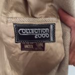 Classic Tan Blazer Carlo ferrini Italian wool with elbow patches Size XL Photo 2