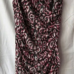 Rebecca Minkoff  Kinsley Ruched Dress in Black Multi Size 6 Photo 0