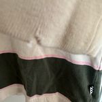 Vans Sz: S Cream Tyme Green White Pink Striped Long Sleeve Rugby Polo Top. Photo 10