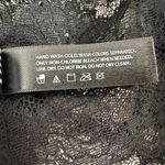 Natori Chantilly Lace Cami Top Black Sheer Lounge Lingerie Cropped Medium NWT Photo 6