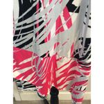 Chico's  Size Large (2 Chico size) Stretch Pink Black Tunic Womens Photo 3