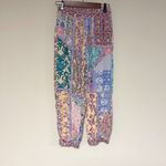 Blue Velvet Patchwork Pants Photo 2