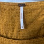 Free People  Golden Ruffle Blouse Photo 3