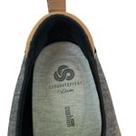 Clarks CLOUD STEPPER CUSHION SOFT 11 GRAY, BLACK/CAMEL LEATHER ACCENTS SNEAKER Photo 4