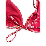 Solid & Striped Bikini Top Womens Size Medium Pink Striped Spaghetti Strap NWT Photo 4