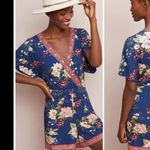 Farm Rio  for Anthropologie Estelle Floral Jersey Romper size S Photo 1