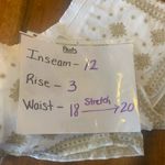 J.Crew  Ivory and Gold Shorts XL Photo 6