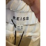 Reiss  Lily Pull-On Straight-Leg Trousers Button Fly Size 6‎ White Coastal Photo 7