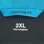 Carthart Force scrub top 2xl pockets nurse medical Careerwear Blue Size XXL Photo 1