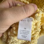 Zenana Outfitters Premium Textured Yellow Sweater Size 1X Photo 5