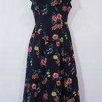 Forever 21  Multicolored Floral Print Ruffle Dress Photo 0